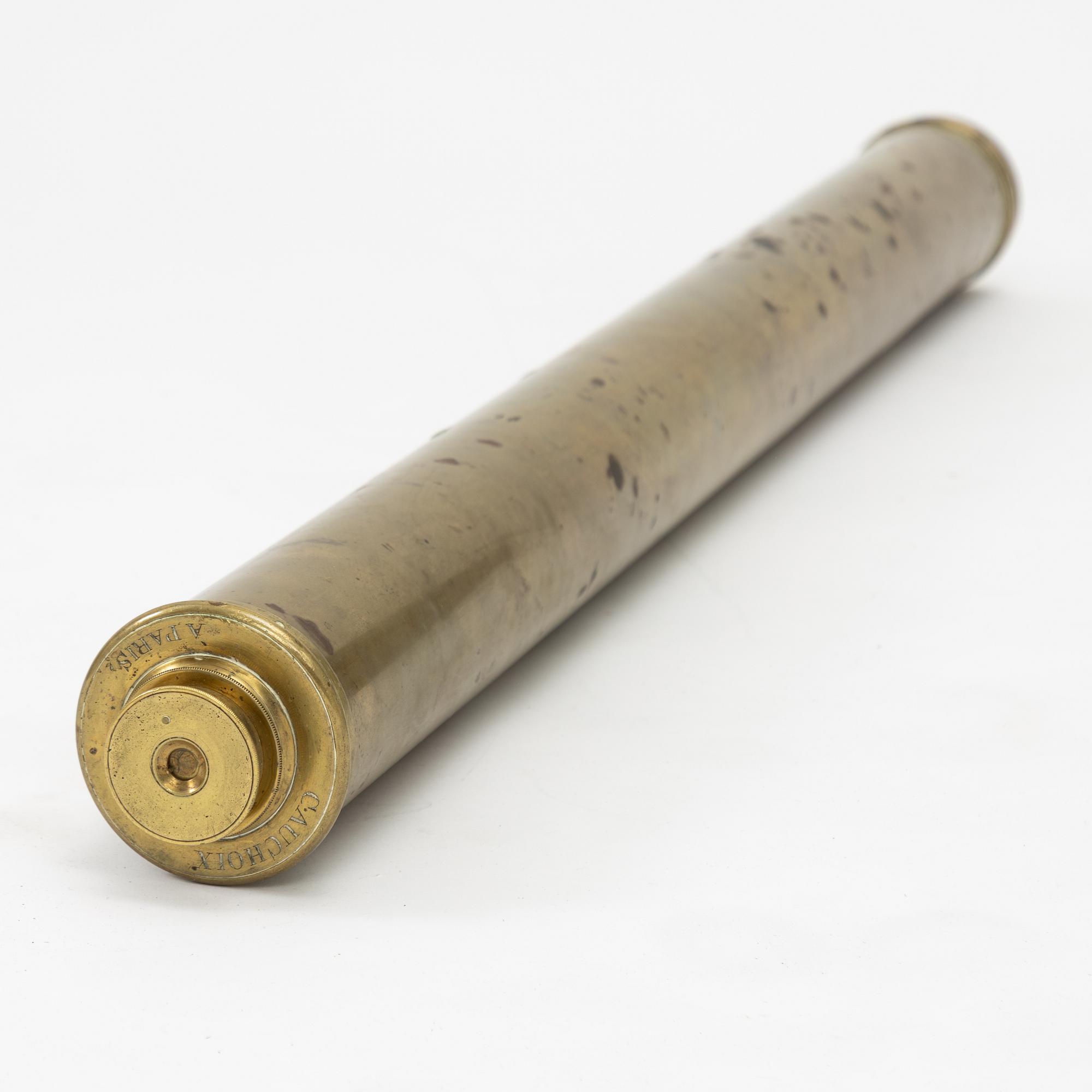A telescope, by Cauchoix in Paris, (Robert Aglaé, 1776 – 1845).