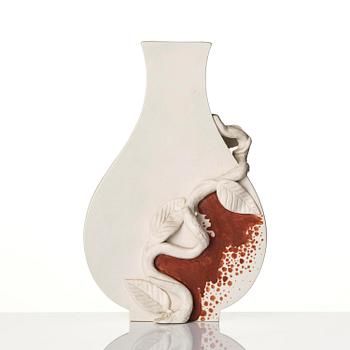 Wilhelm Kåge, a "Surrea" stoneware vase, Gustavsberg, 1940s.
