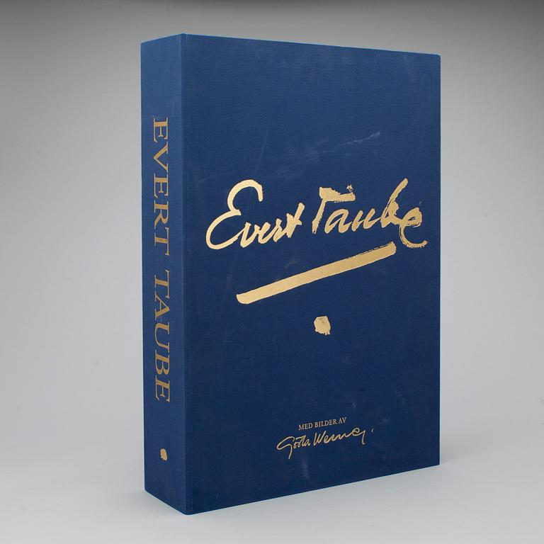 GÖSTA WERNER, litografier, "Visor av Evert Taube med bilder av Gösta Werner", sign, Galerie Aix, Stockholm 1989.