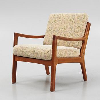 Ole Wanscher, a teak 'Senator' easy chair, France & Son, Denmark.