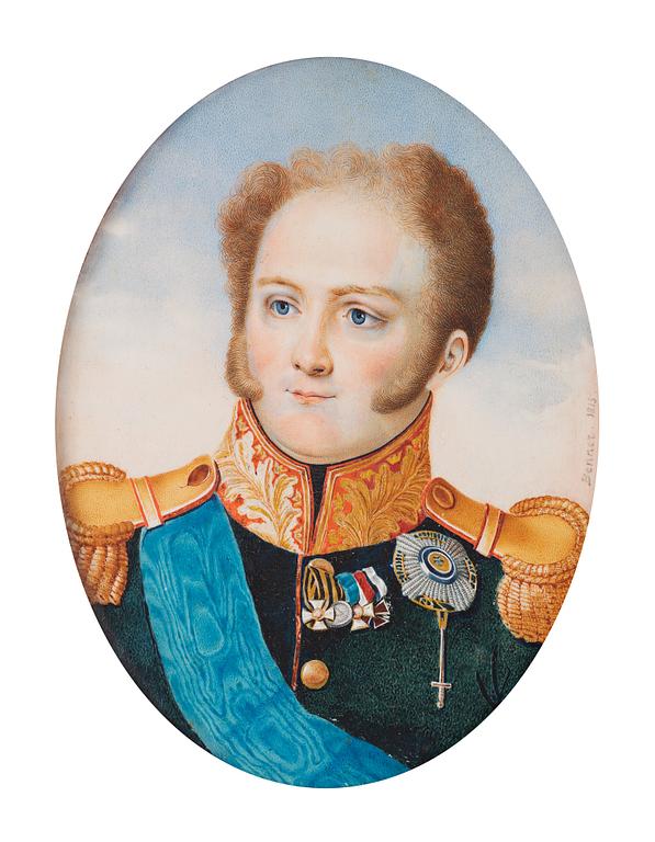 Jean Henri Benner, Portrait of Alexander I (1777-1825), Emperor of Russia/Портрет императора Александра I  (1777-1825).