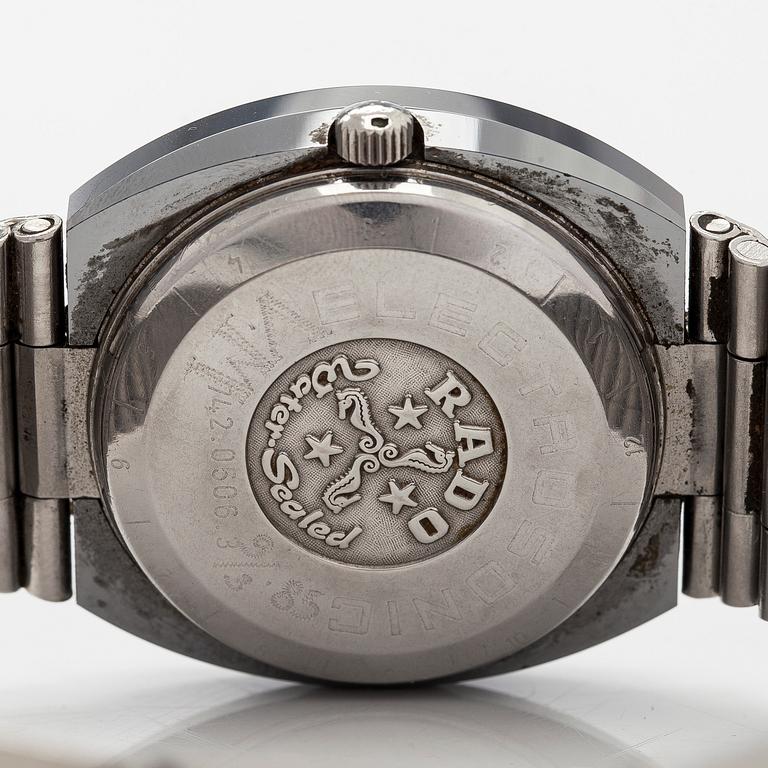 Rado, Diastar, Electrosonic, wristwatch, 38 mm.