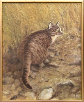 Lennart Sand, oil on canvas signed and dated 85.