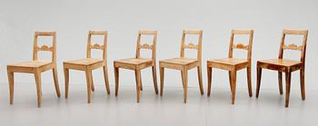 STOLAR, 6 st, allmoge, 1800-tal.