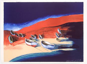 MÅNS HEIDVALL, 2 st färglitografier, signerade och numrerade 78/110 samt 138/195,