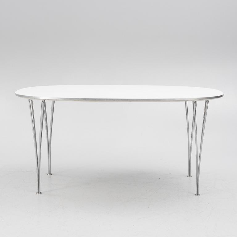 Bruno Mathsson & Piet Hein, matbord, "Superellips", Fritz Hansen, 1983.