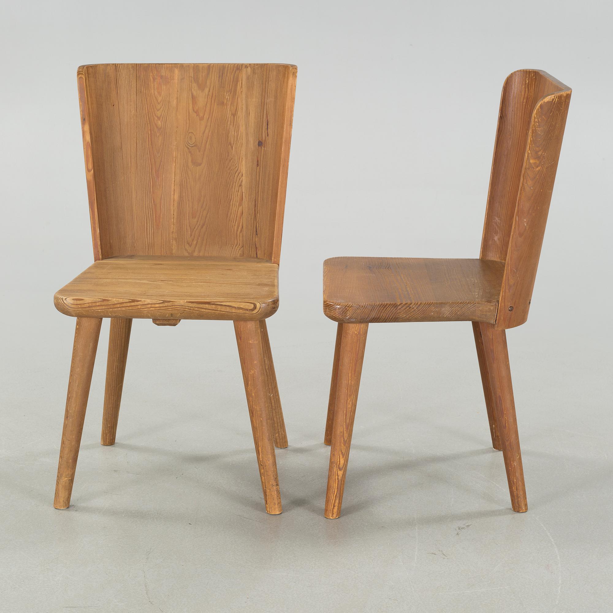 STOLAR, 4 st, omkring 1900-talets mitt.