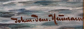 JOHAN JENS NEUMANN, olja på duk, sign.