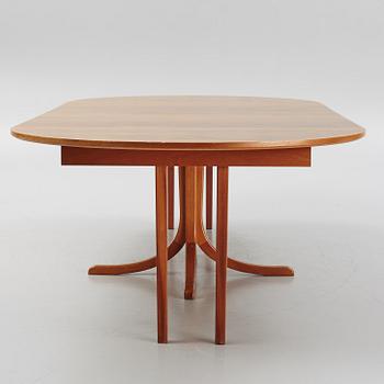 Josef Frank, a mahogany veneered model 771 dining table, Svenskt Tenn, post 1985.