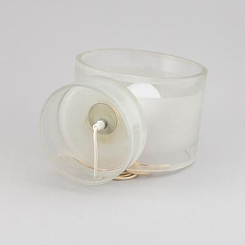 BORDSLAMPA, glas, funkis, 1930-/1940-tal.