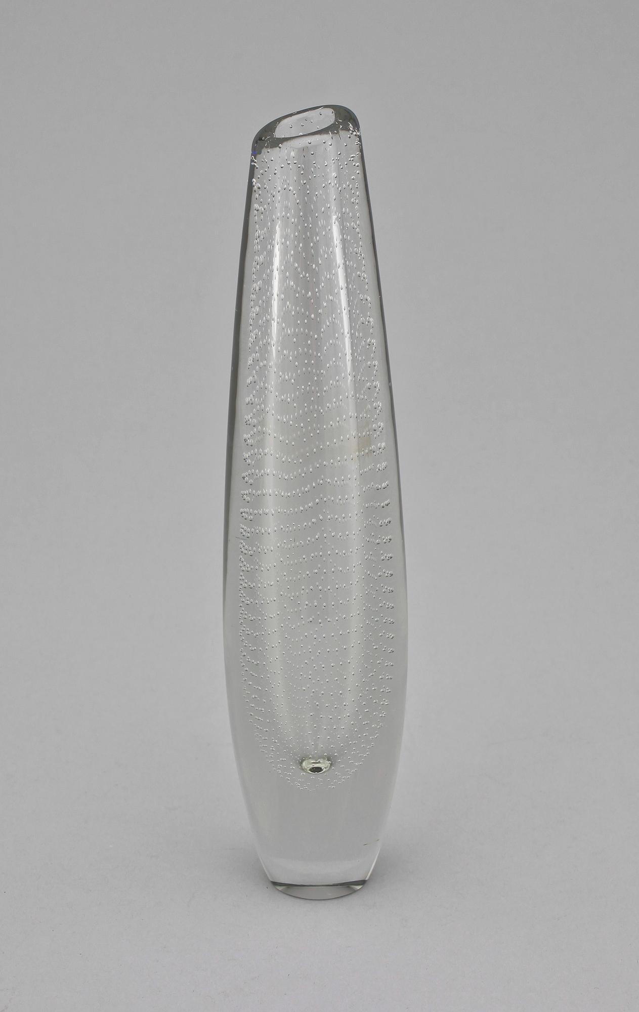 VAS, glas, Gunnel Nyman, Nuutajärvi Notsjö. Sign.