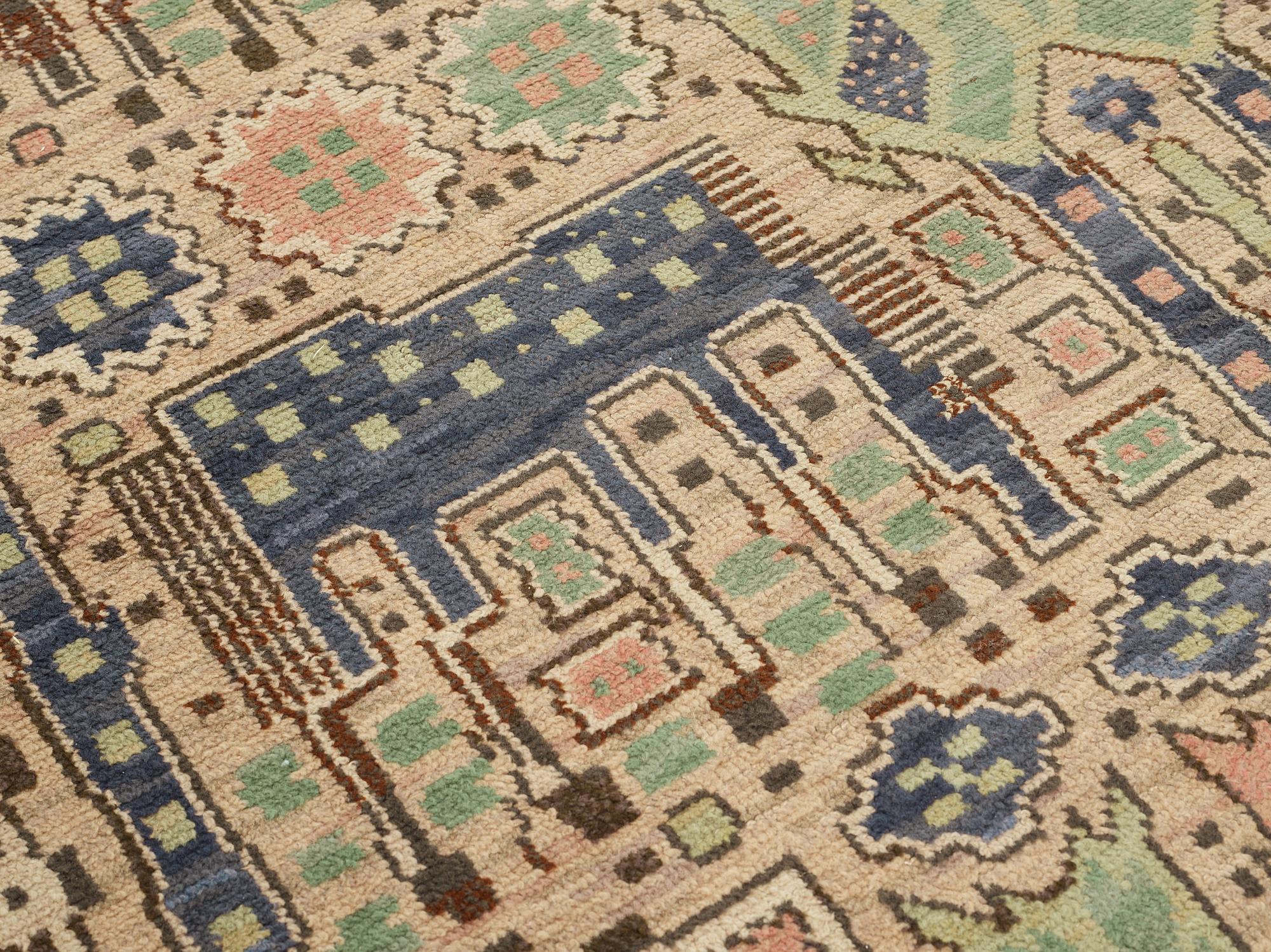 MÄRTA MÅÅS-FJETTERSTRÖM, MATTA, "Hästhagen", flossa, ca 370 x 220,5 cm, signerad MMF.