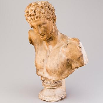 SKULPTUR, gips, efter av antik förlaga, 1900-talets början.