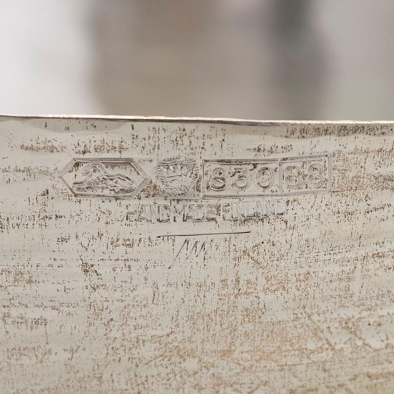 Tapio Wirkkala, A silver bowl, Kultakeskus Hämeenlinna 1979.