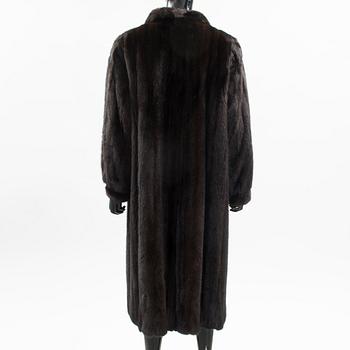 A SAGA MINK FUR COAT.
