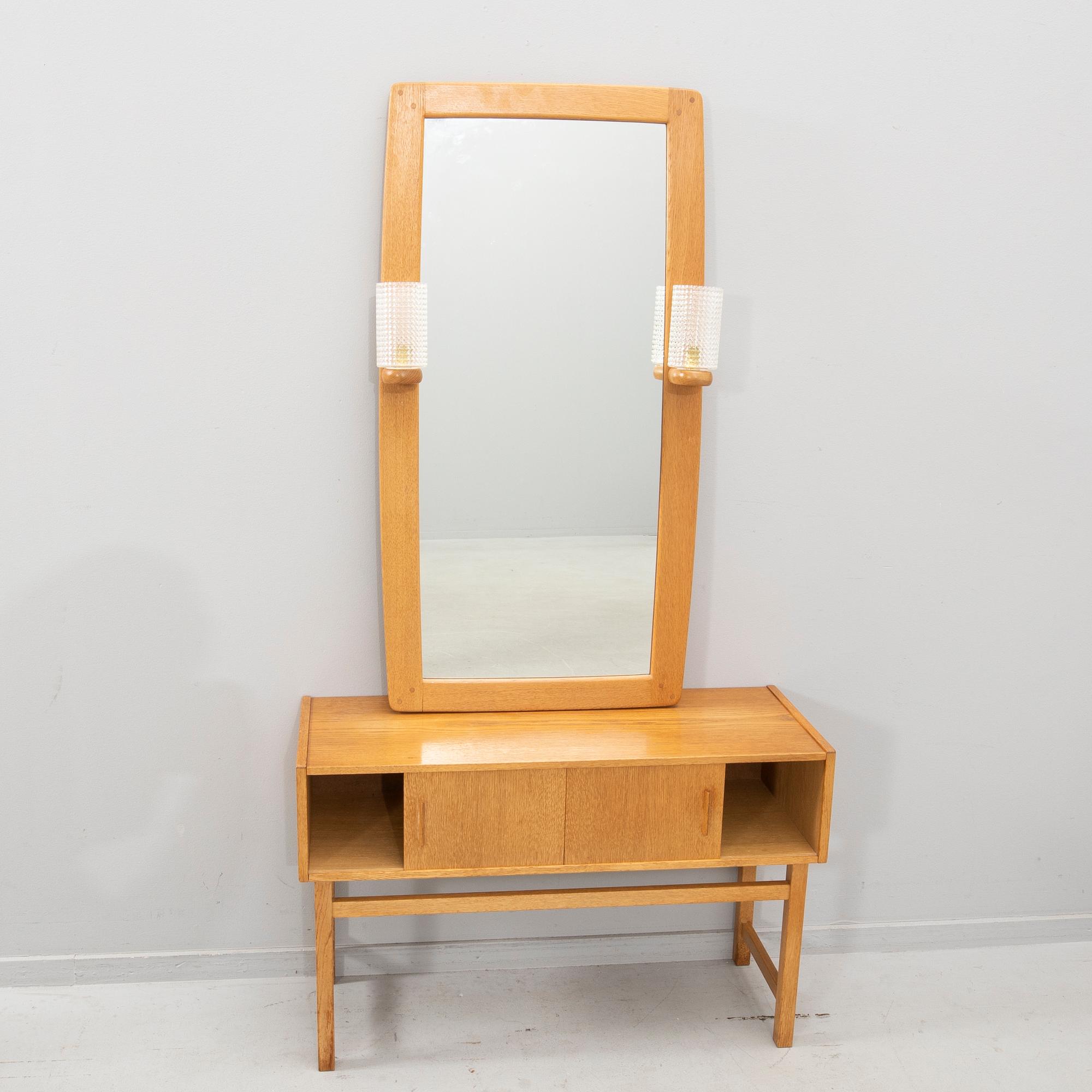 Hall furniture 2 pcs "Beata" Fröseke Nybro 1960s.