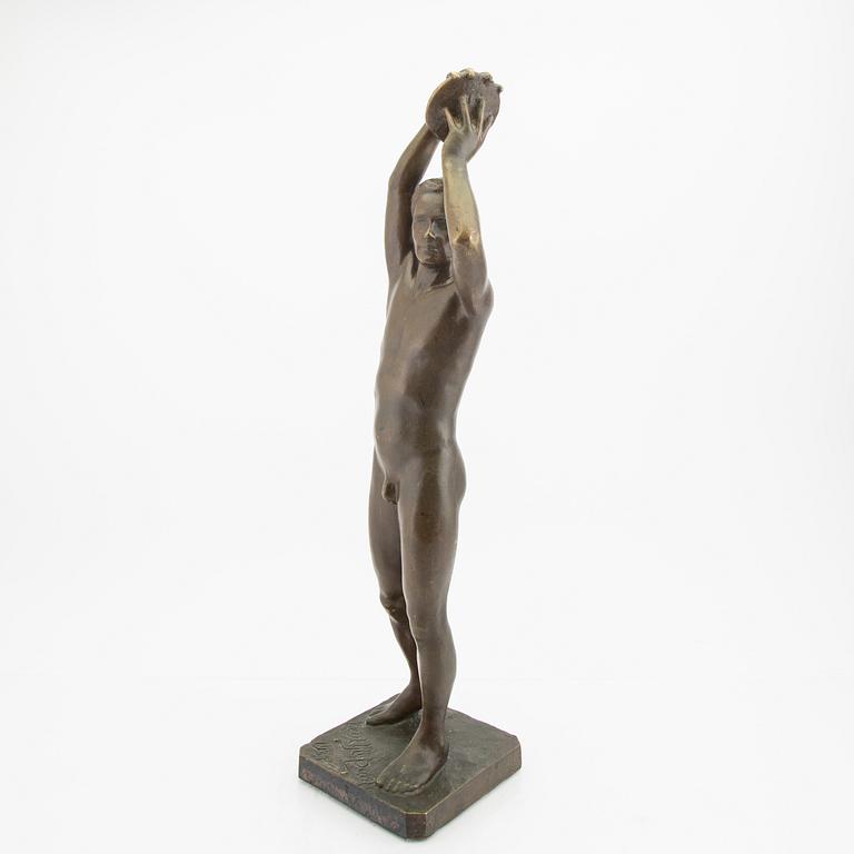 Evert Yli-Porila, a singed and dated 1933 bronze culpture.