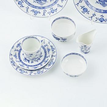 Stig Lindberg, servis, 98 delar, benporslin, "Dresden", Gustavsberg.