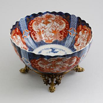 BÅLSKÅL, porslin, Imari, Japan, 1800-/1900-tal.