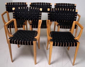 STOLAR, 5 st, samt BORD, Offecct, bl a Olle Andersson.