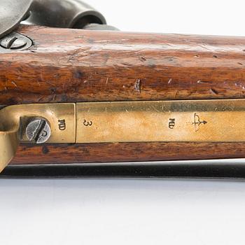 A Russian percussion naval belt pistol dated 1859.