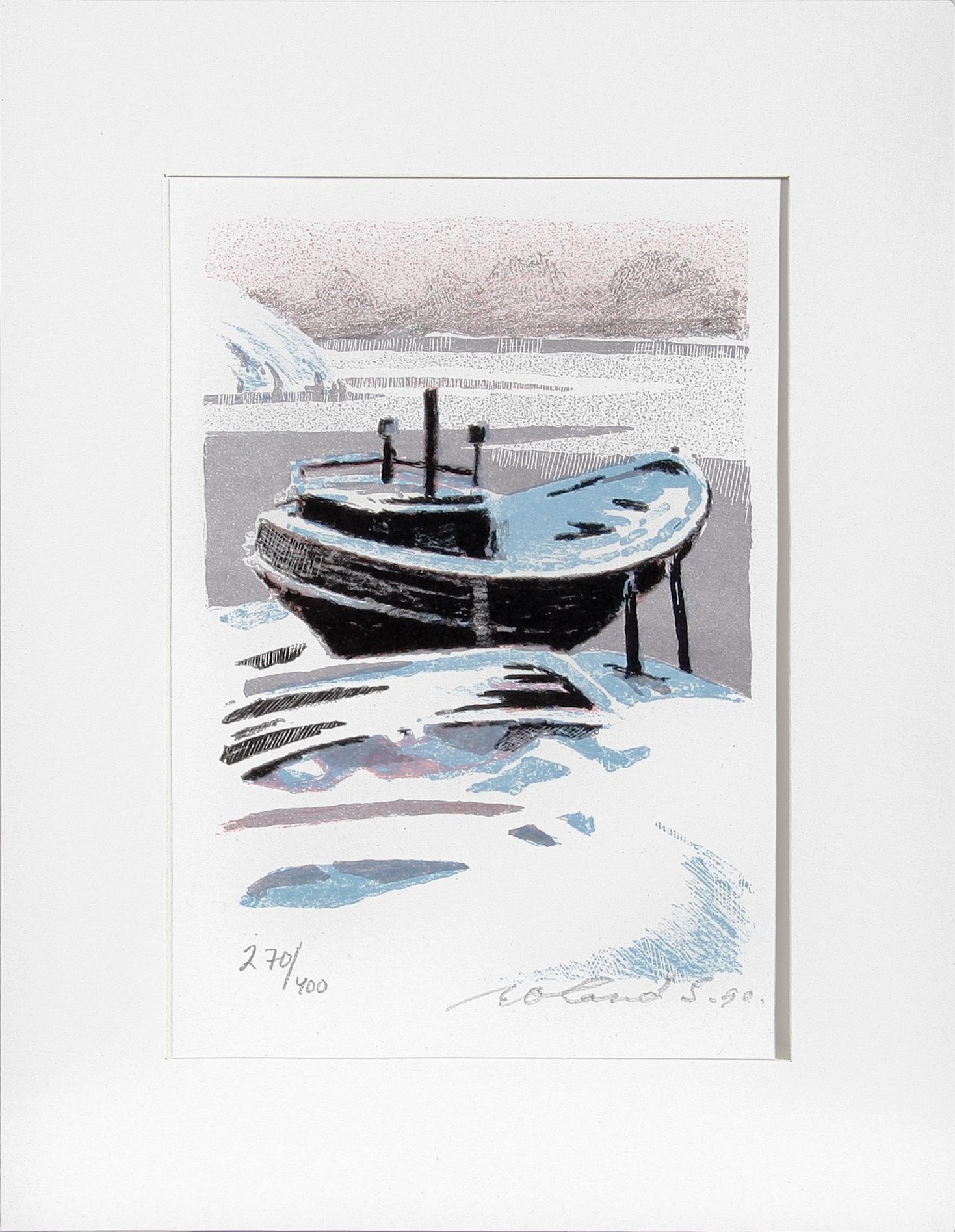 ROLAND SVENSSON, färglitografier, 4 st, sign, dat 90 o numr 270/400.