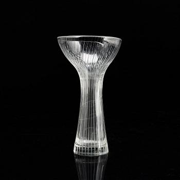 A Tapio Wirkkala glass vase, Iittala 1950´s.