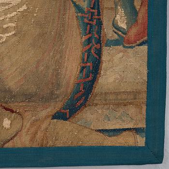 A TAPESTRY, "Alexander the Great", tapestry weave, 
ca 230 x 230,5 cm, Flanders the 17th century.