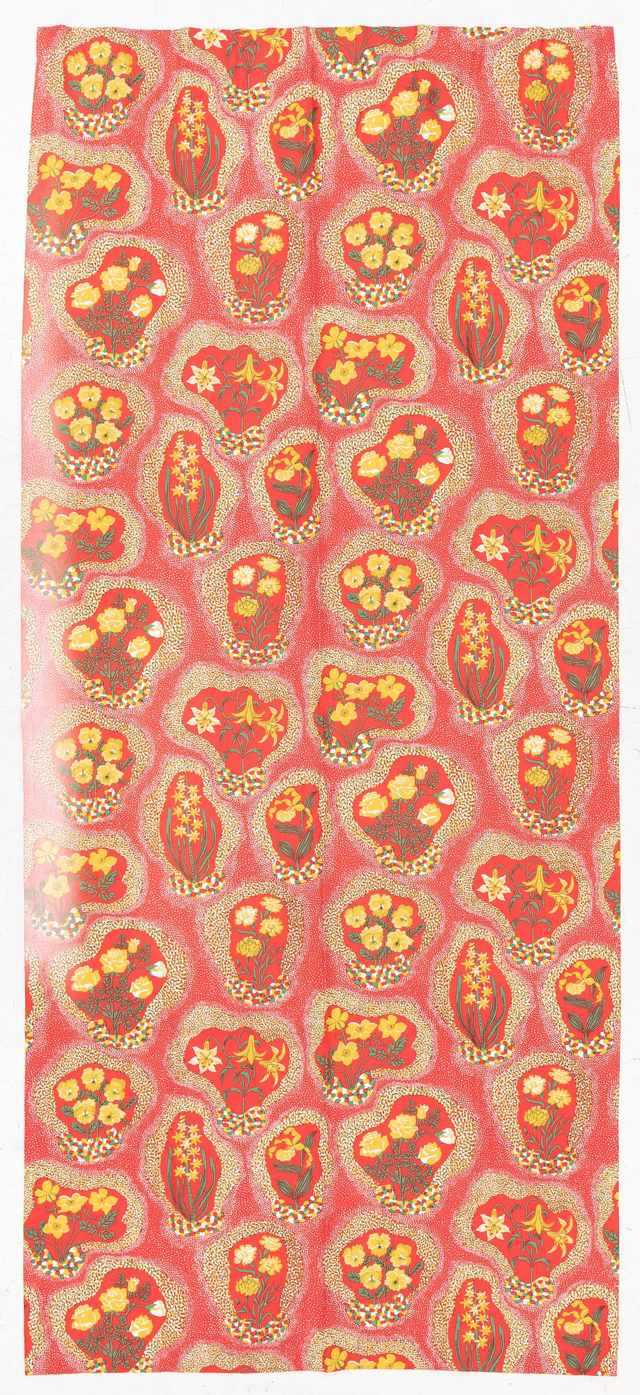 Josef Frank, Curtain, "Catleya", Svenskt Tenn.
