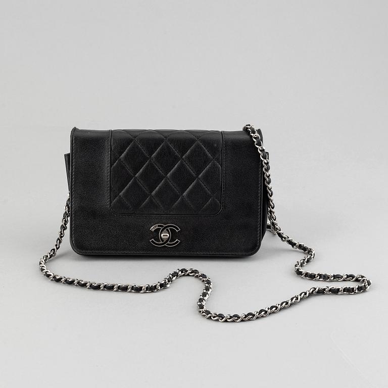 Chanel, a black leather 'Mademoiselle' handbag, 2016-2017.