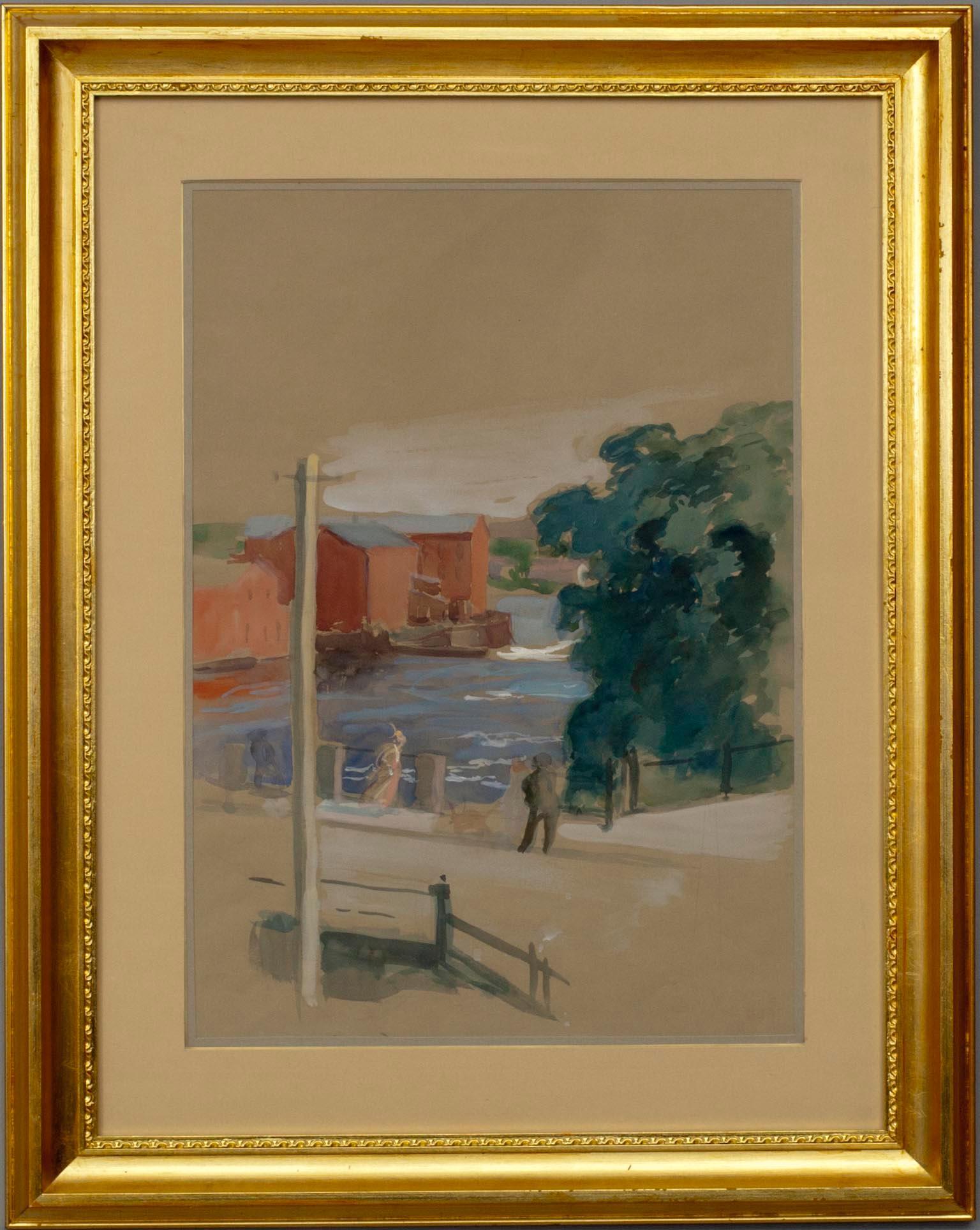 EERO JÄRNEFELT, akvarell, osign.
