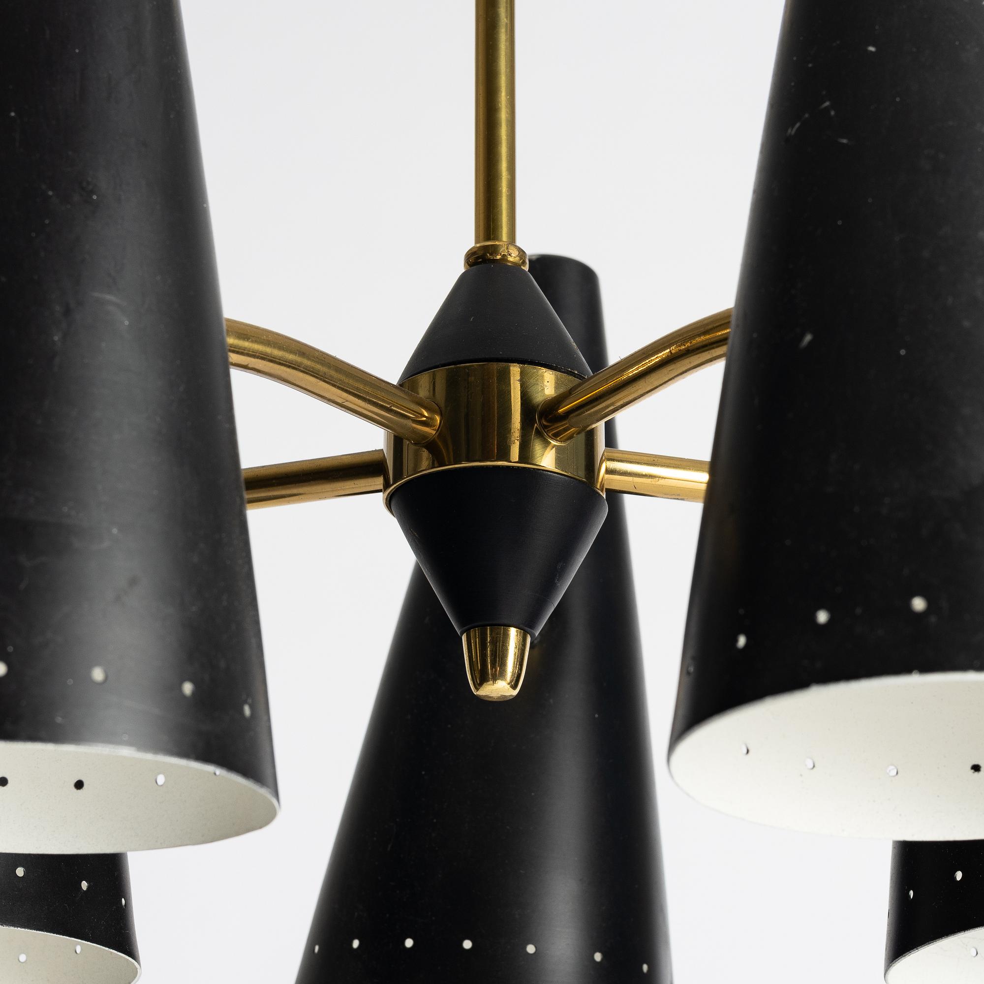 A ceiling lamp, 1950s/60s.