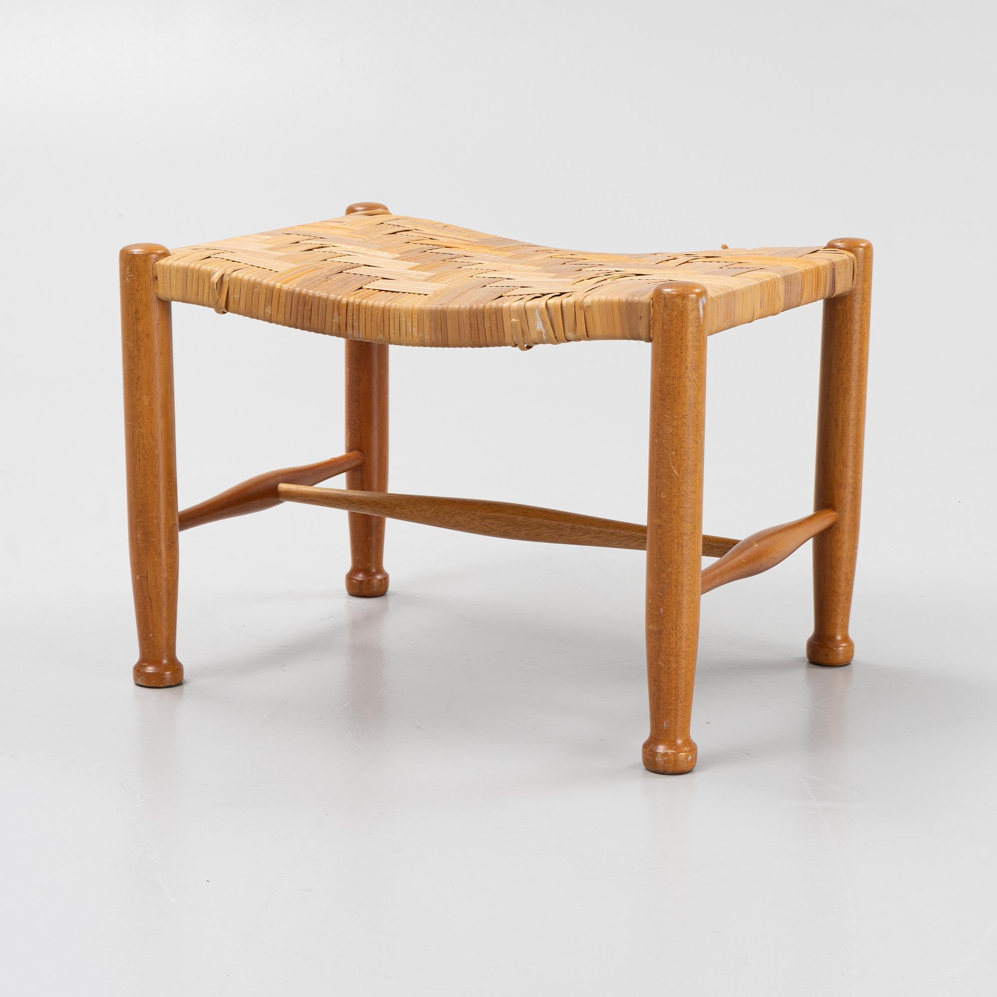 Josef Frank, a model 686 mahogany stool, Firma Svenskt Tenn.