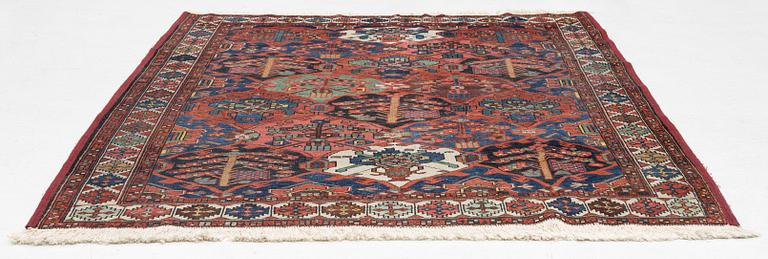 A rug, Bakthiari, c. 201 x 169 cm.