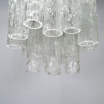 Toni Zuccheri, a 1960s Venini ceiling light, Italy.