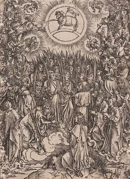 866. Albrecht Dürer, "The Adoration of the Lamb", from The Apocalypse of Saint John.