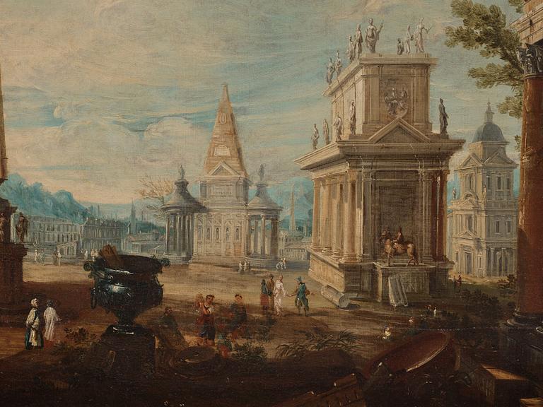 ITALIAN ARTIST 17th CENTURY, Capriccio.