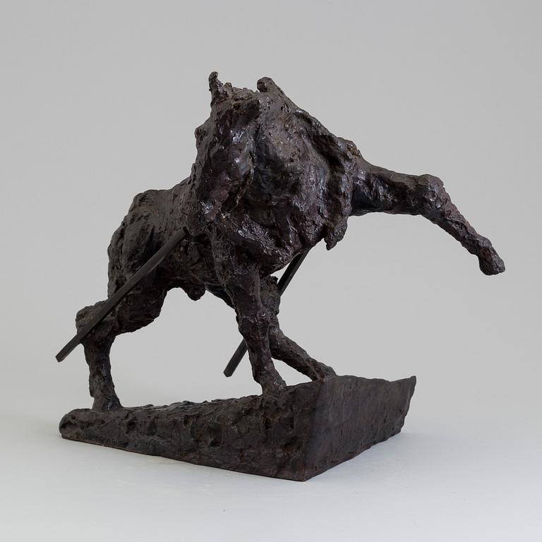 ASMUND ARLE, Sculpture, bronze, signed Asmund Arle.