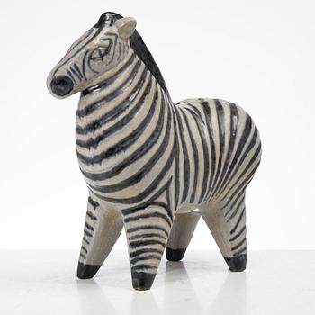 Lisa Larson, stoneware figurine, "Zebra", from the "Stora Zoo" series, Gustavsberg.