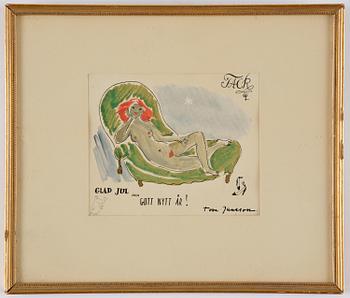 Tove Jansson, "Tack, Glad Jul och Gott Nytt År".
