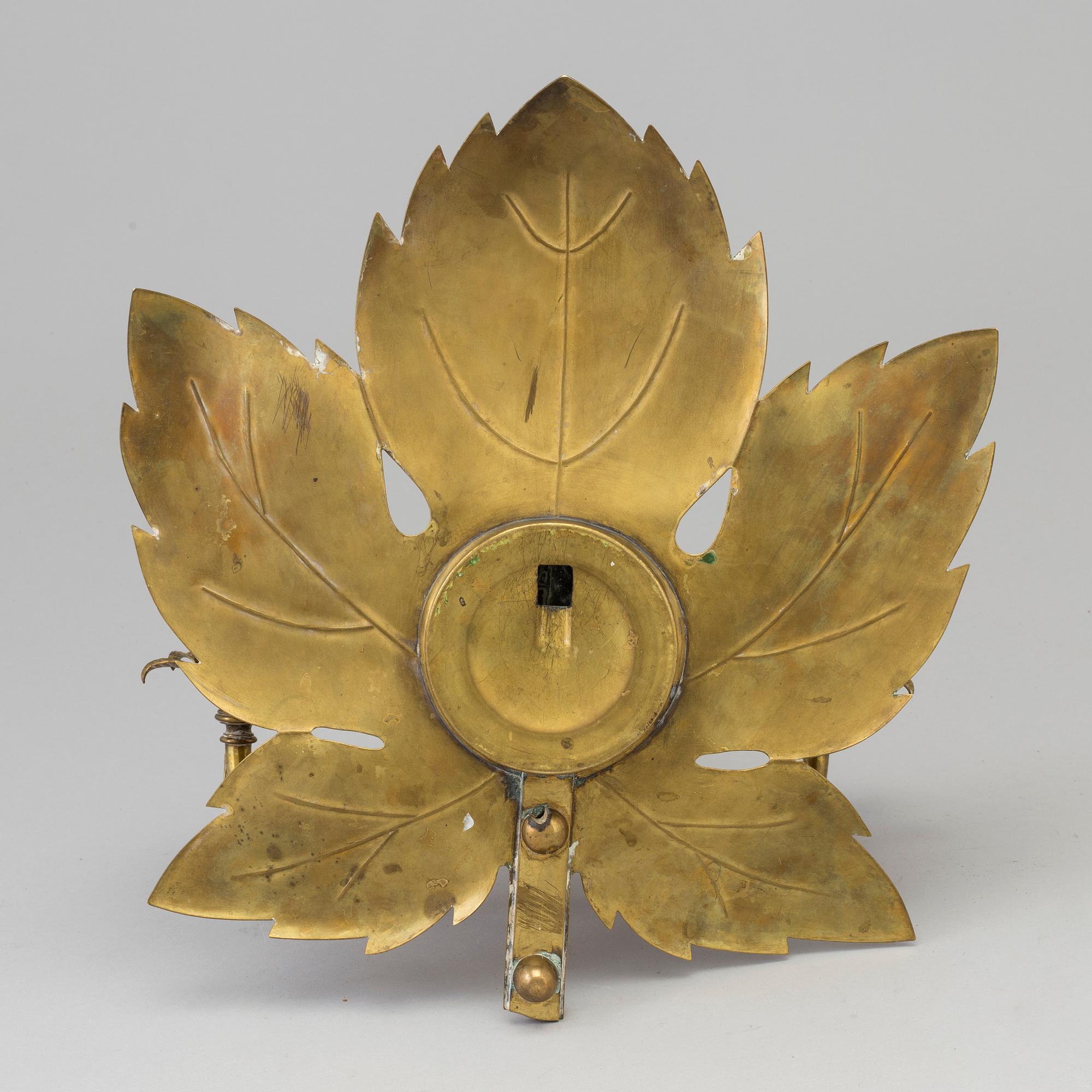 VÄGGAPPLIQUE, 1900-talets mitt.