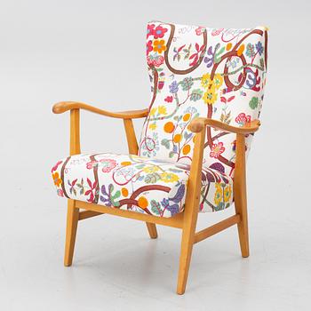 Elias Svedberg, armchair, model 563-001 from the Triva series, Nordiska Kompaniet, 1940s.