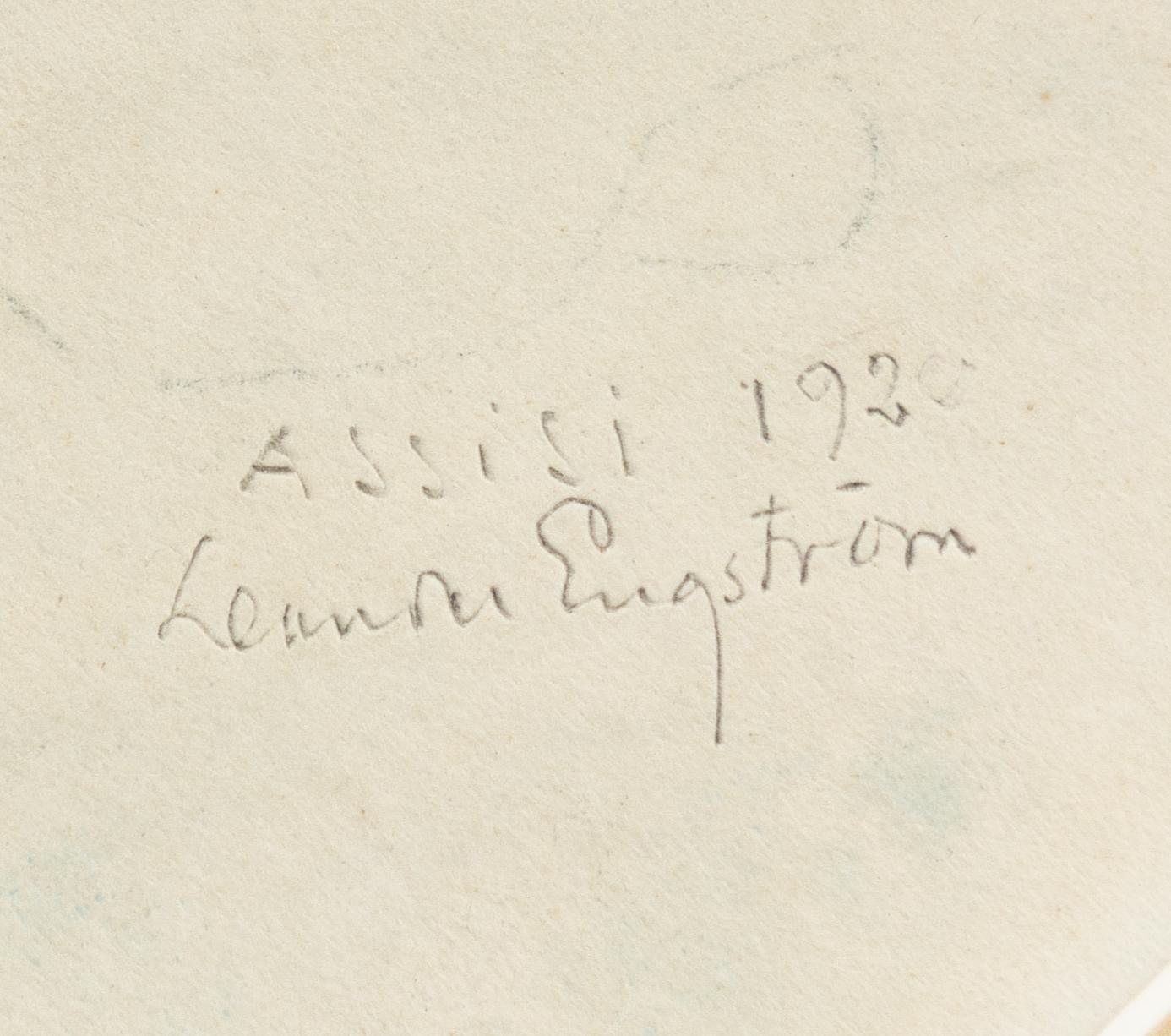 Leander Engström, Vattenbärerska, Assisi.
