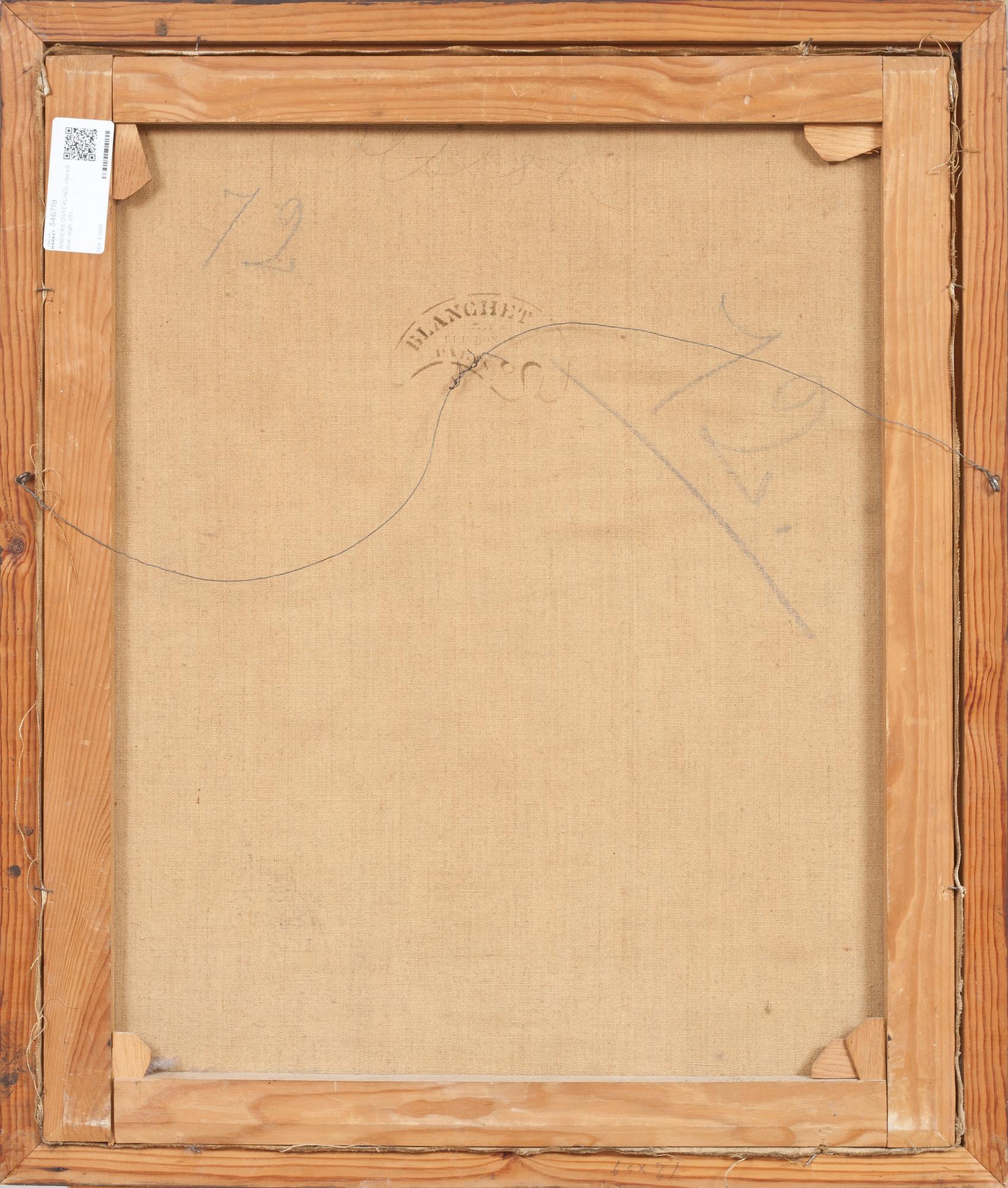 ANDERS OSTERLIND, olja på duk, sign.