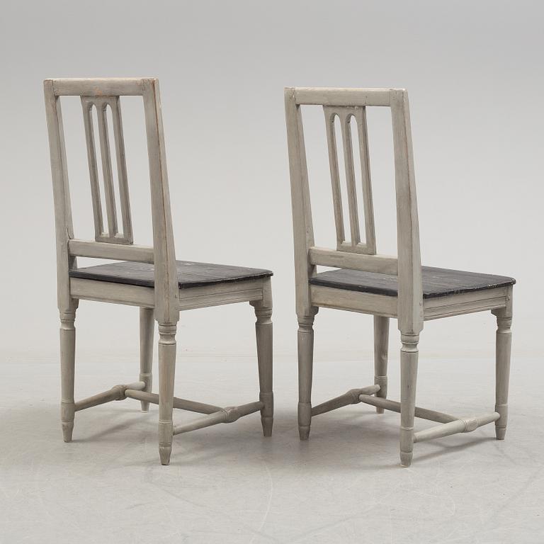 Two 19th century chairs.