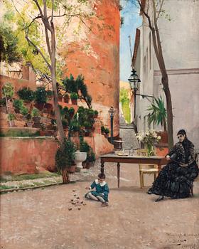 16. Hugo Birger, Scene from Alhambra.