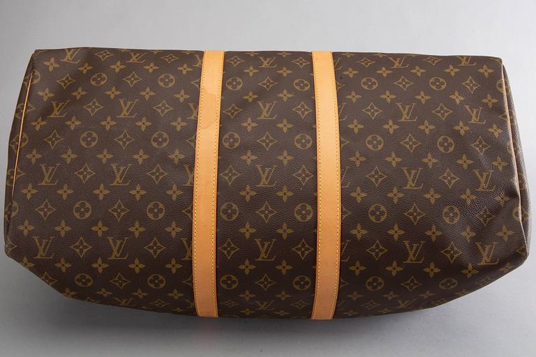 LOUIS VUITTON, "Keepall 55", weekendbag.