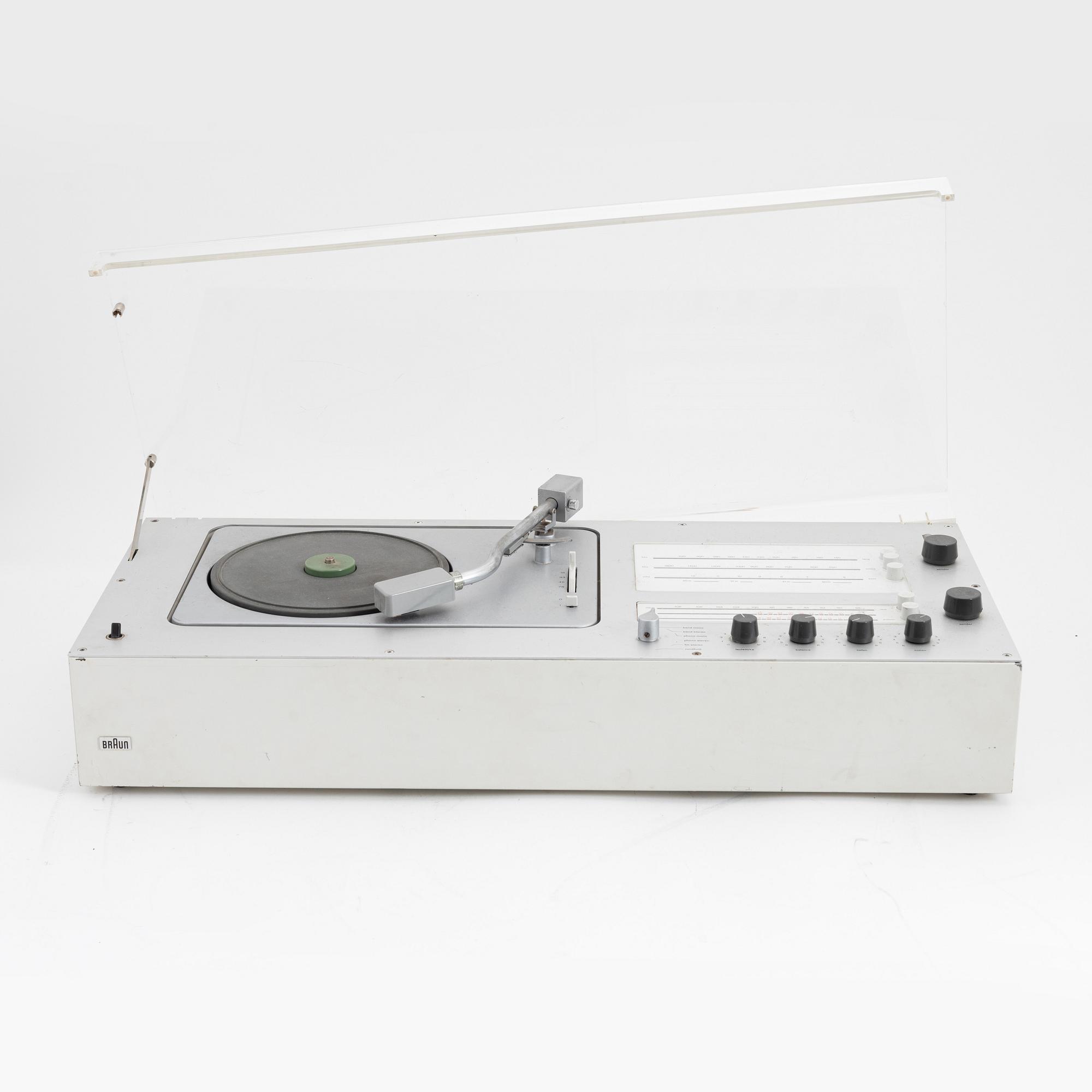 Dieter Rams, skivspelare, Audio 1M, Braun.