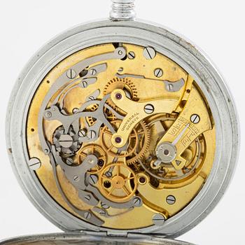Universal Genève, pocket watch, chronograph, 51 mm.