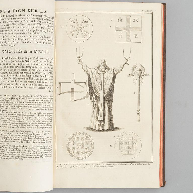 With 248 engraved plates relating to religious costumes and ceremonies, including distant lands such as China, 9 vols.